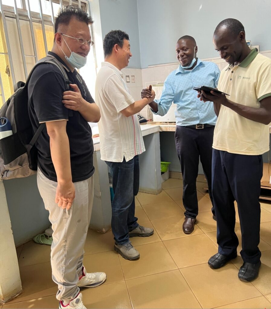 Dr. Yu Qui Visits Herona Community Hospital to Support Installation of First PCR Machine